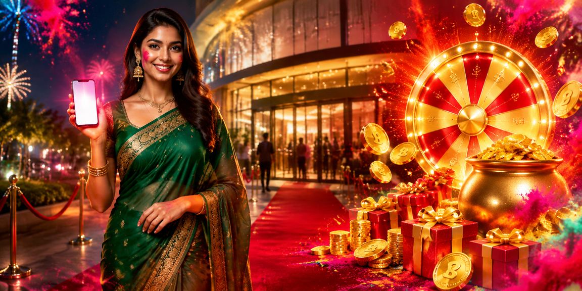 Indian woman playing lottery online in Delhi